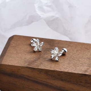 Khuyên tai LAMY Plumeria Flower Silver Earrings 3273 - Khuyên tai bạc cao cấp