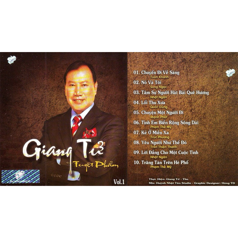 Băng Cassette Giang Tử Tuyệt Phẩm Vol1