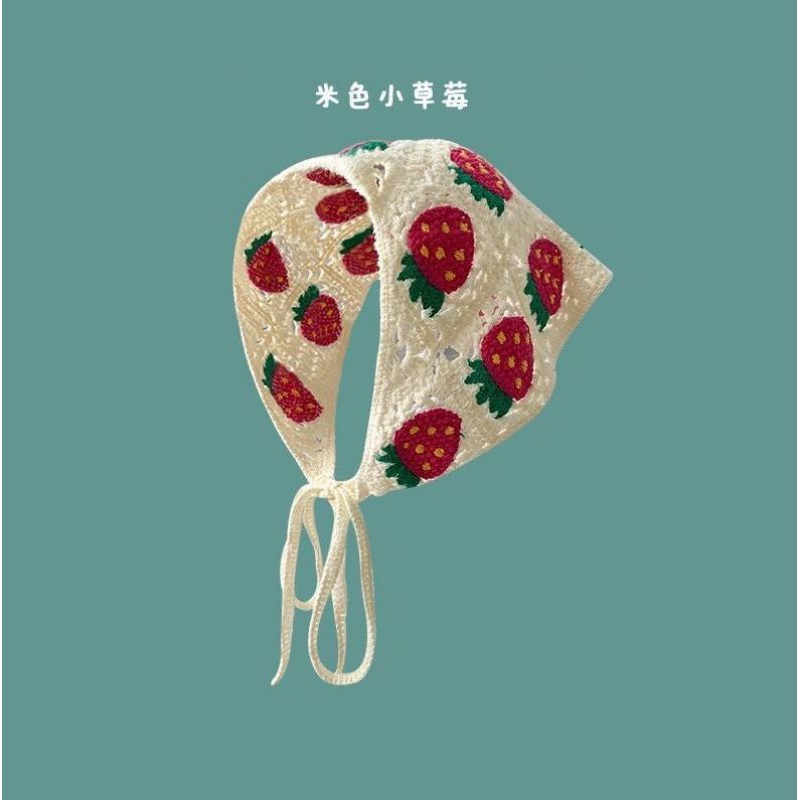 KHĂN ĐAN LEN TRÙM ĐẦU DÂU TÂY ĐÁNG YÊU