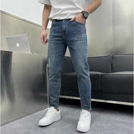 Quần Jean Nam Hafos Denim form dài , Quần Jean Dài kiểu dáng Slim-Fit, co giãn, dày dặn, đứng phom, chuẩn phom Menswear