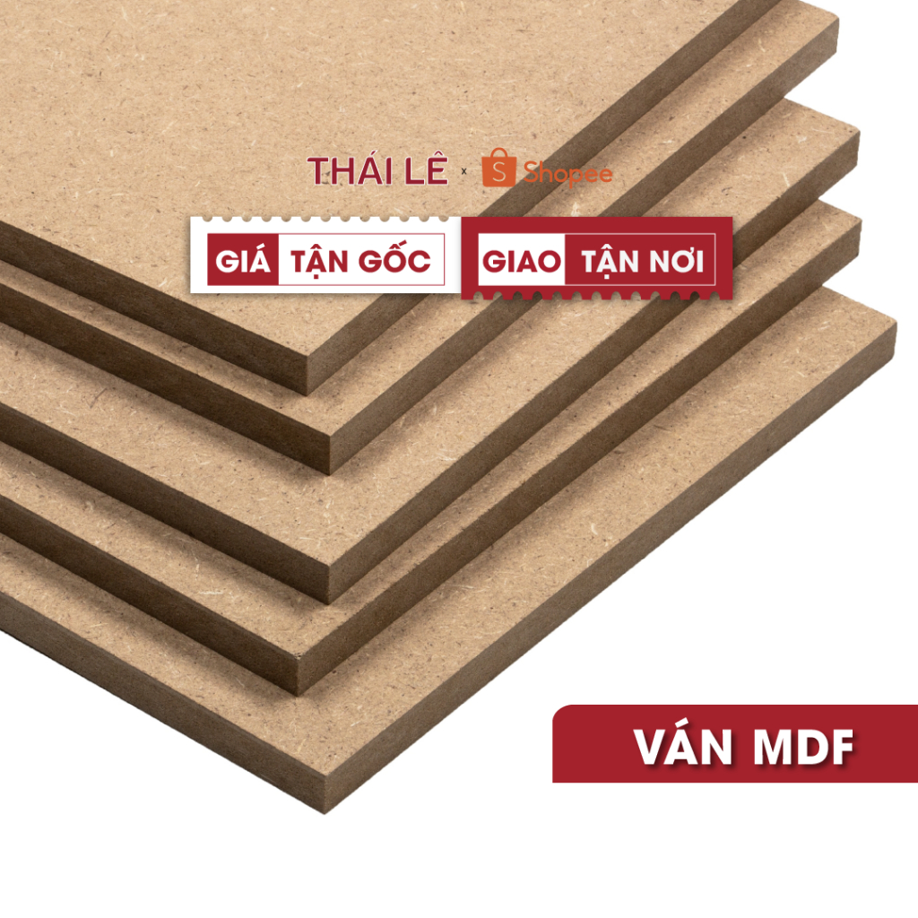 Ván MDF thô 15li chất lượng cao làm mặt bàn, tủ, loa thùng - Combo 2 ...