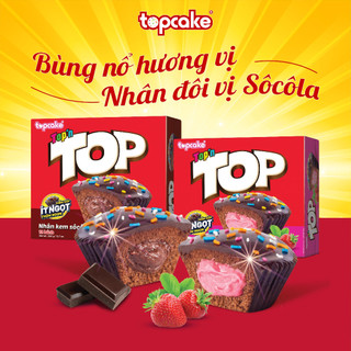 Bánh cupcake TOP'N TOP - Nhân kem sôcôla 360g