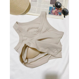Áo ba lỗ trơn viền bản to / Áo thun fom ôm body chất cotton mát lạnh