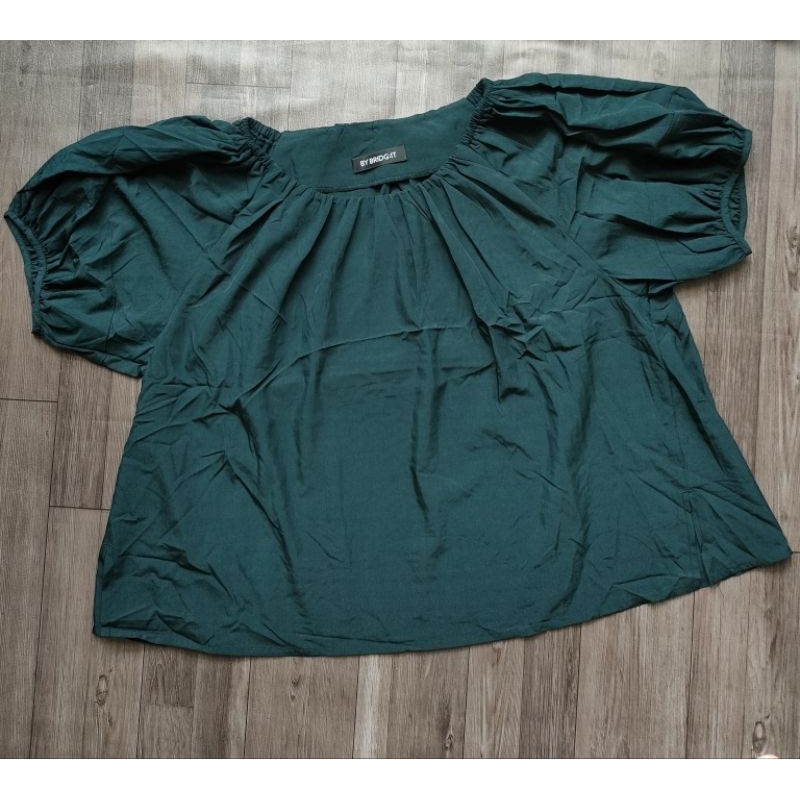 (Sale) Áo sơmi nữ tay bồng ByBridgItt* xuất Hàn bigsize - dư xịn