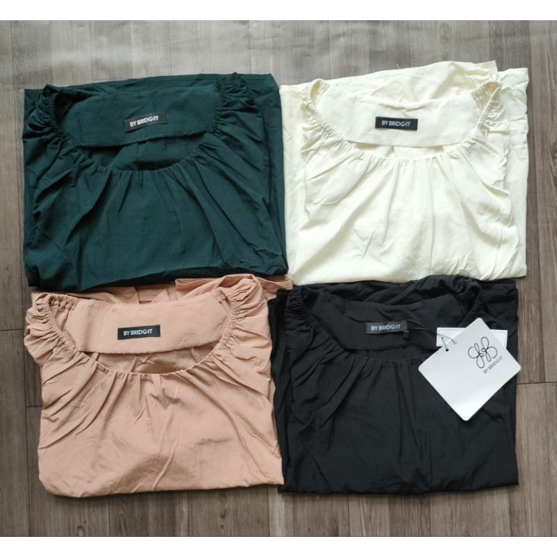 (Sale) Áo sơmi nữ tay bồng ByBridgItt* xuất Hàn bigsize - dư xịn