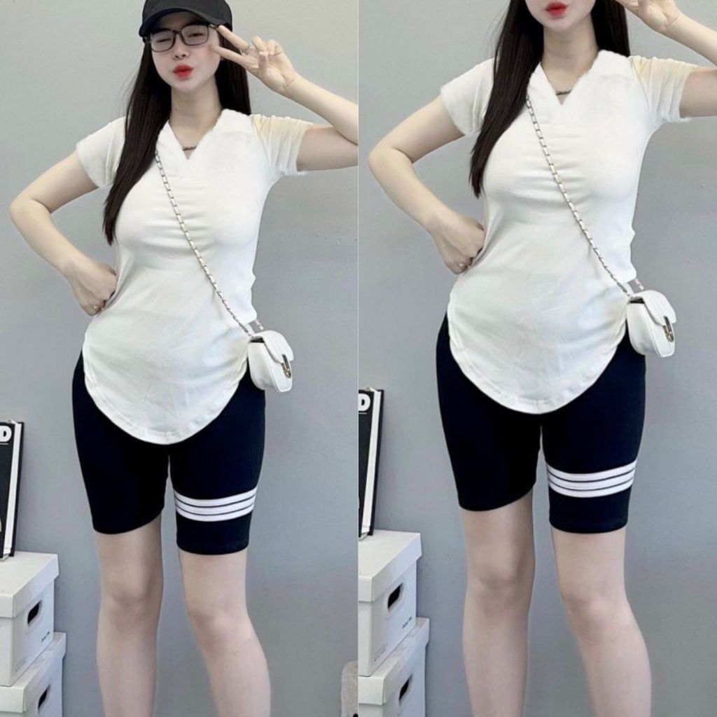 Đồ Bộ Nữ Bigsize Mặc Hè ESHOP Đồ Mặc Nhà Set Bộ Xinh Cổ Trụ Lửng Ngố Thời Trang Dễ Thương BL69