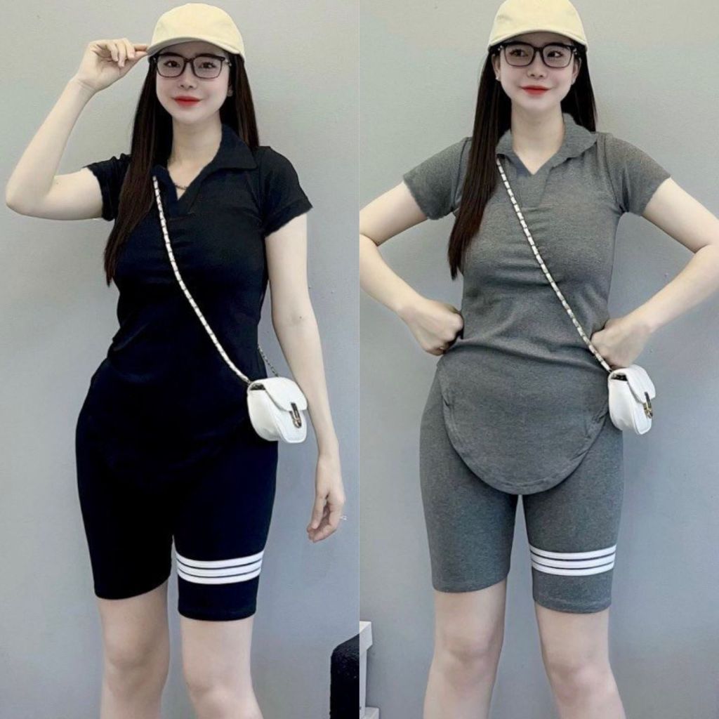 Đồ Bộ Nữ Bigsize Mặc Hè ESHOP Đồ Mặc Nhà Set Bộ Xinh Cổ Trụ Lửng Ngố Thời Trang Dễ Thương BL69