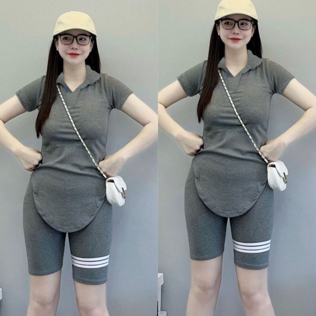 Đồ Bộ Nữ Bigsize Mặc Hè ESHOP Đồ Mặc Nhà Set Bộ Xinh Cổ Trụ Lửng Ngố Thời Trang Dễ Thương BL69