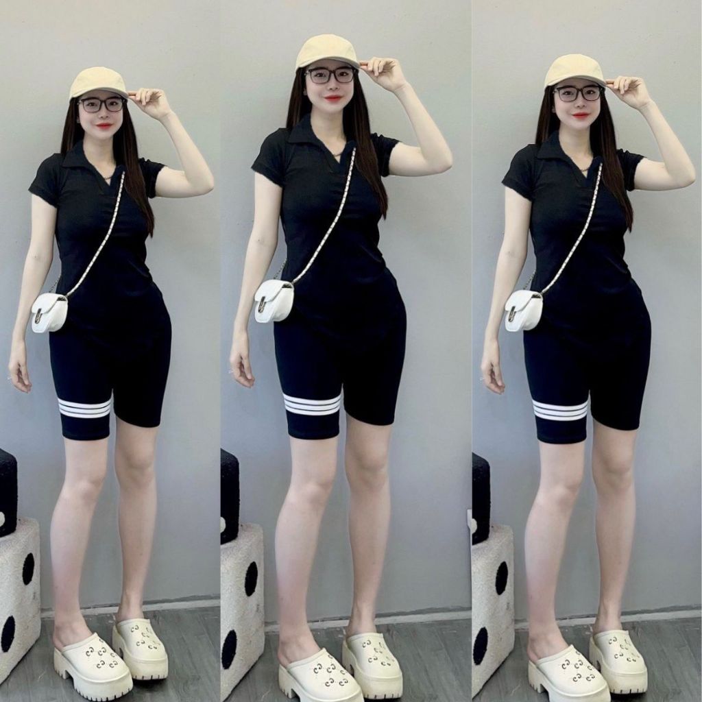 Đồ Bộ Nữ Bigsize Mặc Hè ESHOP Đồ Mặc Nhà Set Bộ Xinh Cổ Trụ Lửng Ngố Thời Trang Dễ Thương BL69