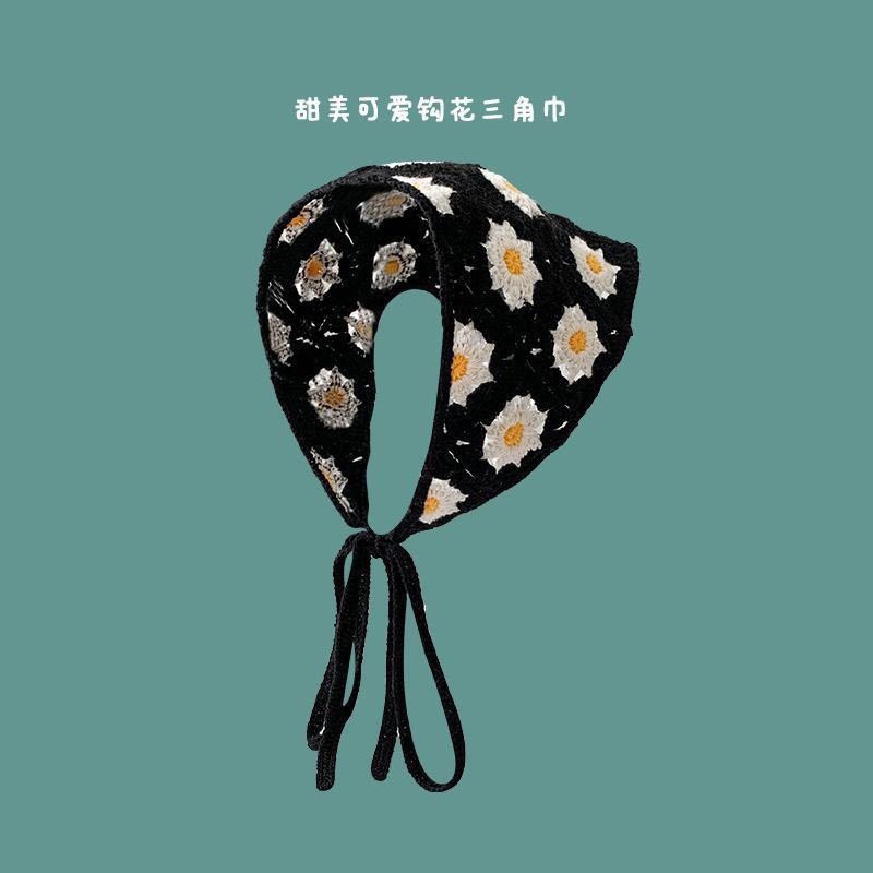 KHĂN ĐỘI ĐẦU BANDANA HOẠ TIẾT HOA XINH XẮN