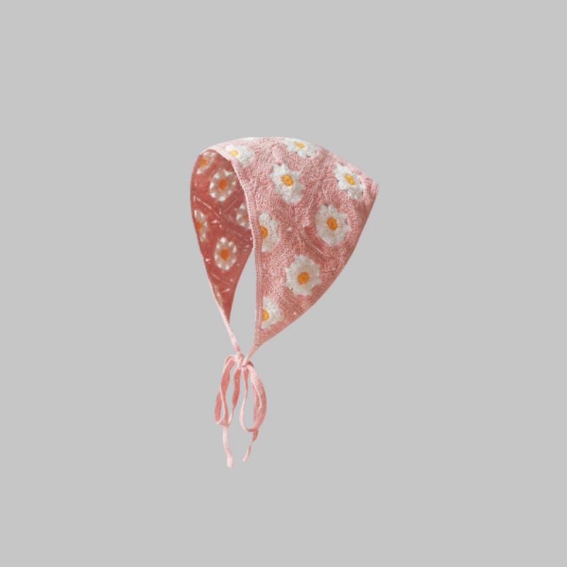 KHĂN ĐỘI ĐẦU BANDANA HOẠ TIẾT HOA XINH XẮN