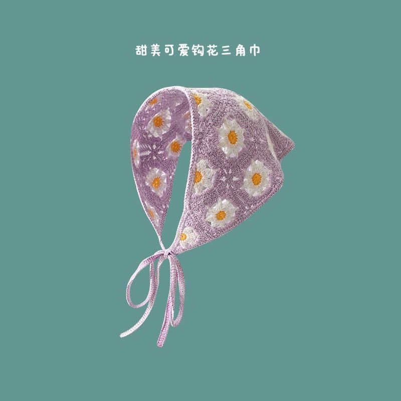 KHĂN ĐỘI ĐẦU BANDANA HOẠ TIẾT HOA XINH XẮN