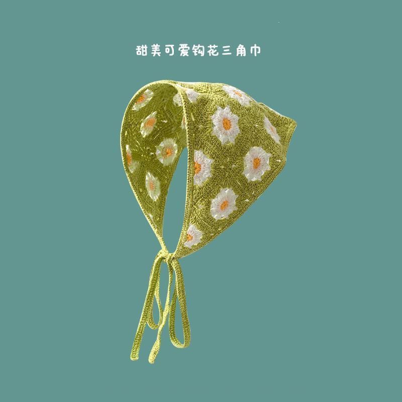 KHĂN ĐỘI ĐẦU BANDANA HOẠ TIẾT HOA XINH XẮN