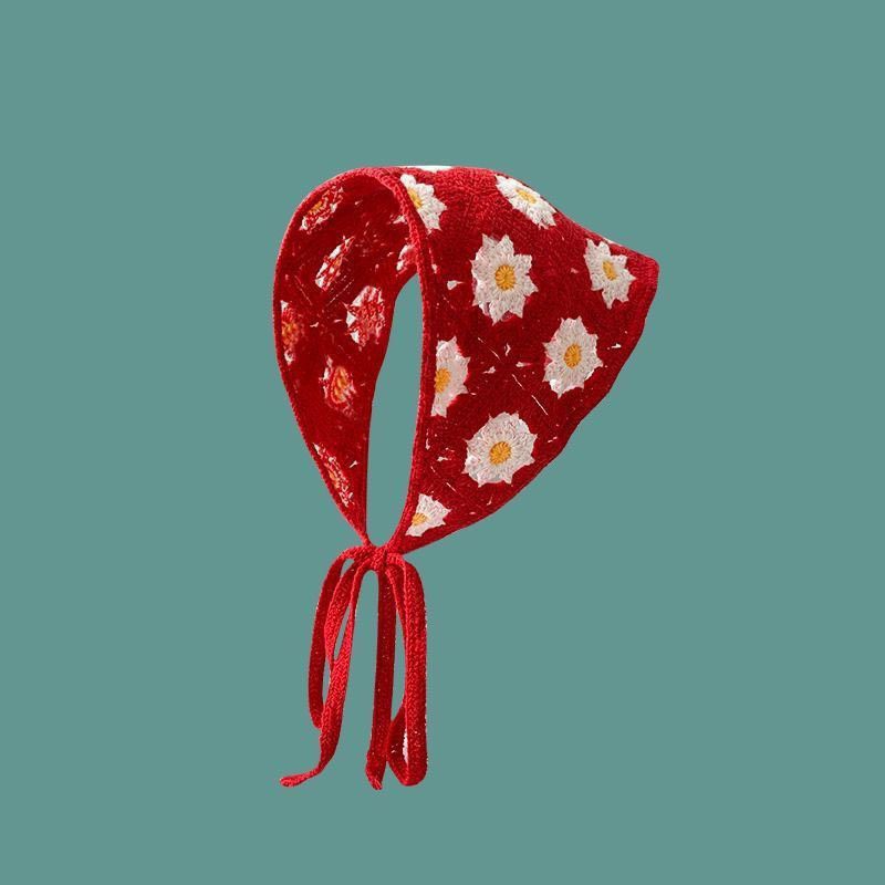 KHĂN ĐỘI ĐẦU BANDANA HOẠ TIẾT HOA XINH XẮN
