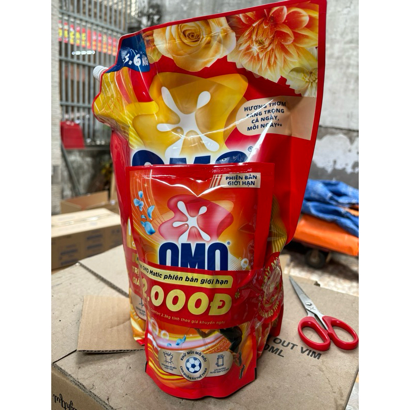 NƯỚC GIẶT OMO matic TÚI LỚN- 3,6kg