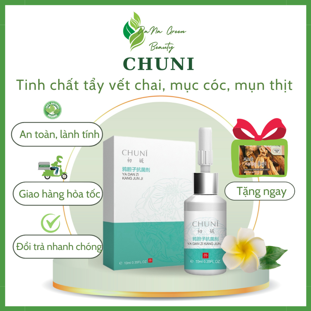 Tinh chất tẩy vết chai, mụn cóc, mụn thịt CHUNI - Serum tẩy mụn, vết ...