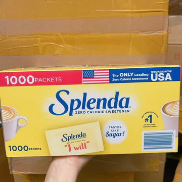 [Date /2029 Hàng Mỹ 🇺🇸] Đường ăn kiêng Splenda thùng 1000 gói cho người ăn kiêng, tiểu đường, DAS