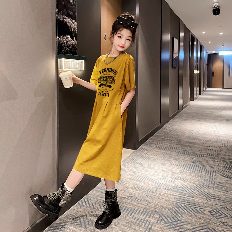 Váy bé gái size đại BEESHOP váy chiết eo cho bé H24085