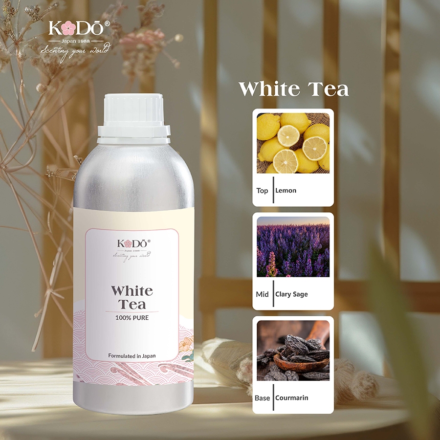 Ảnh Tinh Dầu Nước Hoa Cao Cấp KODO CLASSIC Collection: White Tea, Bb British, Elegant, White Rose 2