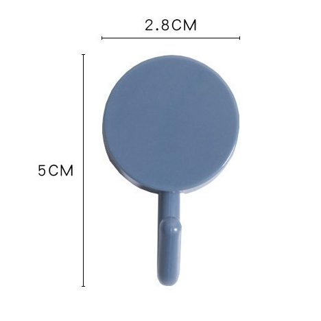 Set 10 móc treo đồ gắn tường đa năng tiện lợi - Kem Shop K36