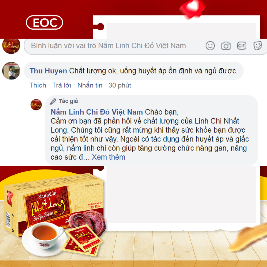 Trà Thảo Dược Linh Chi Nhất Long  - Hỗ Trợ Ổn Định Huyết Áp, Giảm Tiểu Đường, Men Gan Cao, Mỡ Máu, Ngủ Ngon