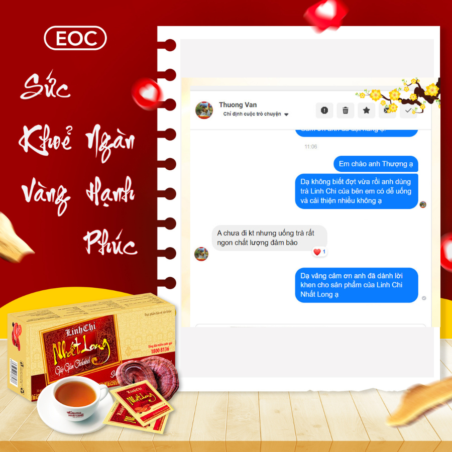 Trà Thảo Dược Linh Chi Nhất Long  - Hỗ Trợ Ổn Định Huyết Áp, Giảm Tiểu Đường, Men Gan Cao, Mỡ Máu, Ngủ Ngon