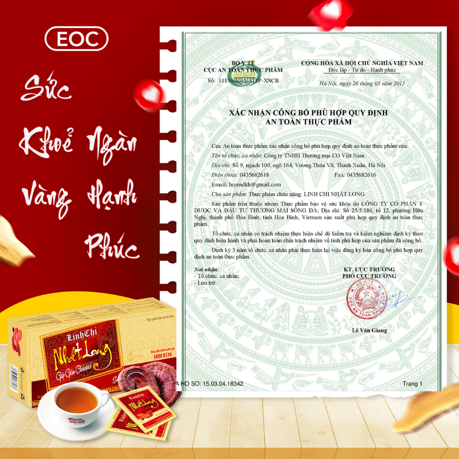 Trà Thảo Dược Linh Chi Nhất Long  - Hỗ Trợ Ổn Định Huyết Áp, Giảm Tiểu Đường, Men Gan Cao, Mỡ Máu, Ngủ Ngon