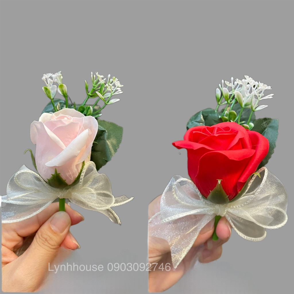 Hoa cài áo chú rể cài áo hai họ LYNHHOUSE | Shopee Việt Nam