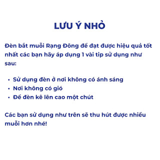 Đèn Bắt Muỗi Rạng Đông DBM01 Công Suất 5W, Không Ồn, Không Mùi, Dễ Sử Dụng, An Toàn Cho Gia Đình