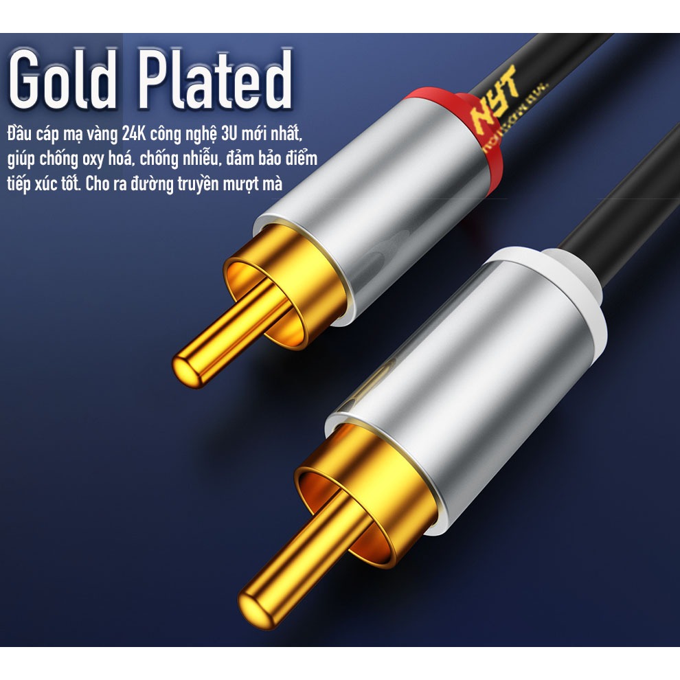 Dây AV 2 Đầu Hoa Sen RCA Hifi Audio NYT AT106 - BH 12T Chính Hãng ...