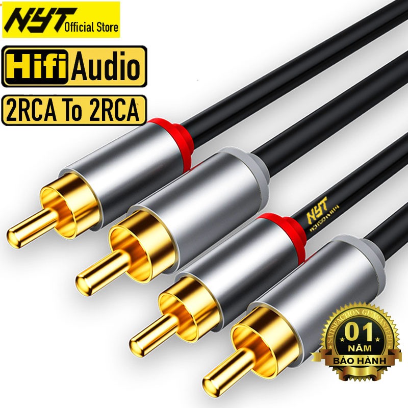 Dây AV 2 Đầu Hoa Sen RCA Hifi Audio NYT AT106 - BH 12T Chính Hãng ...