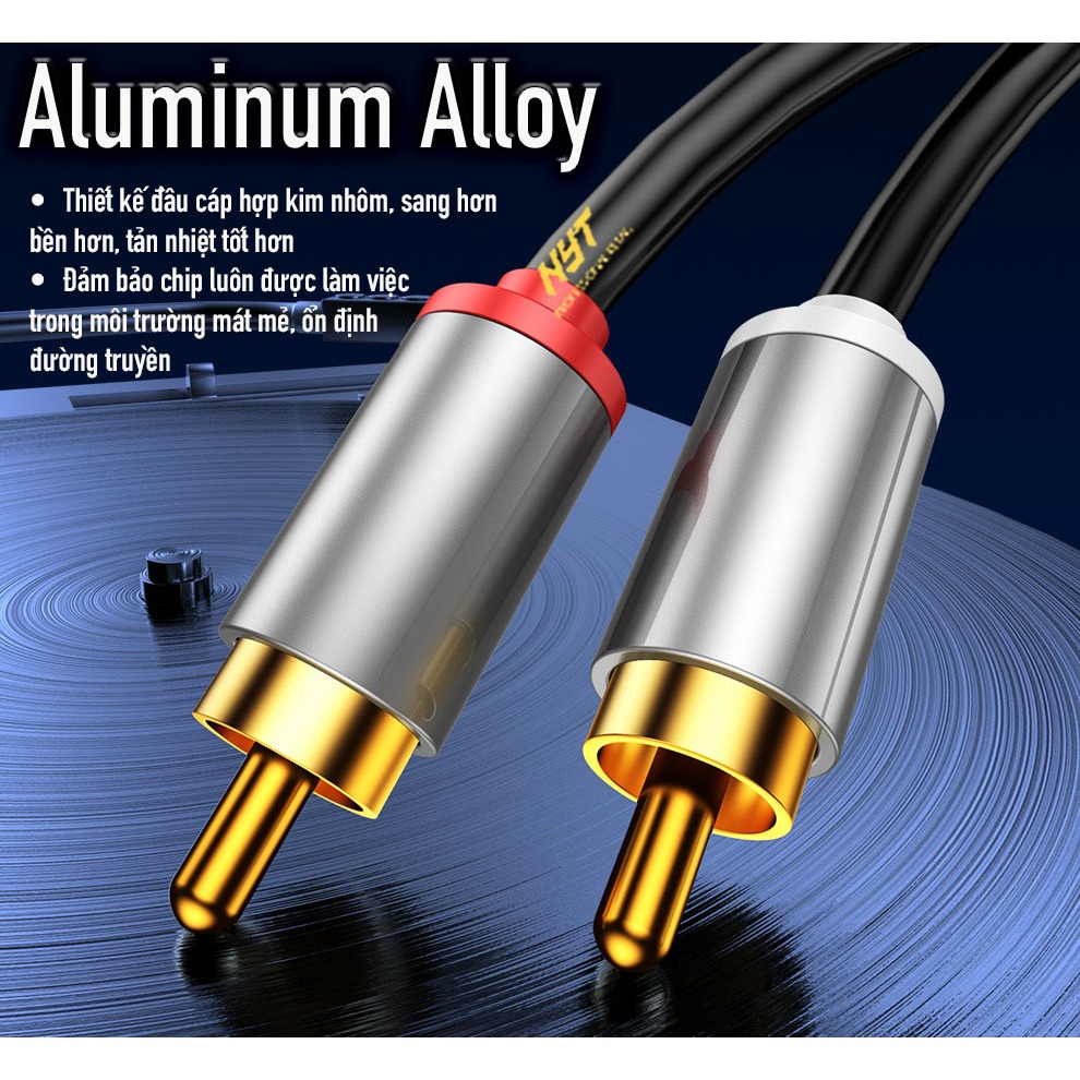 Dây AV 2 Đầu Hoa Sen RCA Hifi Audio NYT AT106 - BH 12T Chính Hãng ...