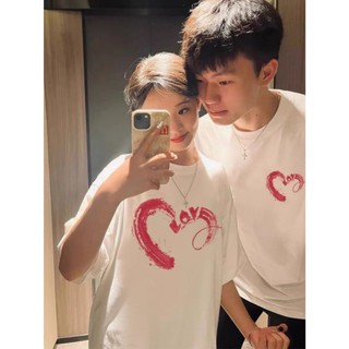 Áo thun cặp cho nam nữ form rộng chất cotton mỏng nhẹ Áo phông unisex trắng đen couple form rộng tay ngắn cổ tròn [A165]