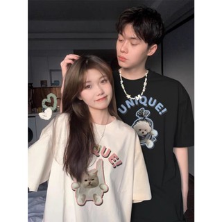 Đồ đôi nam nữ Unique chó mèo ,Áo đôi nam nữ áo thun mặc cùng người yêu dễ thương form rộng unisex có cổ tròn tay [A162]