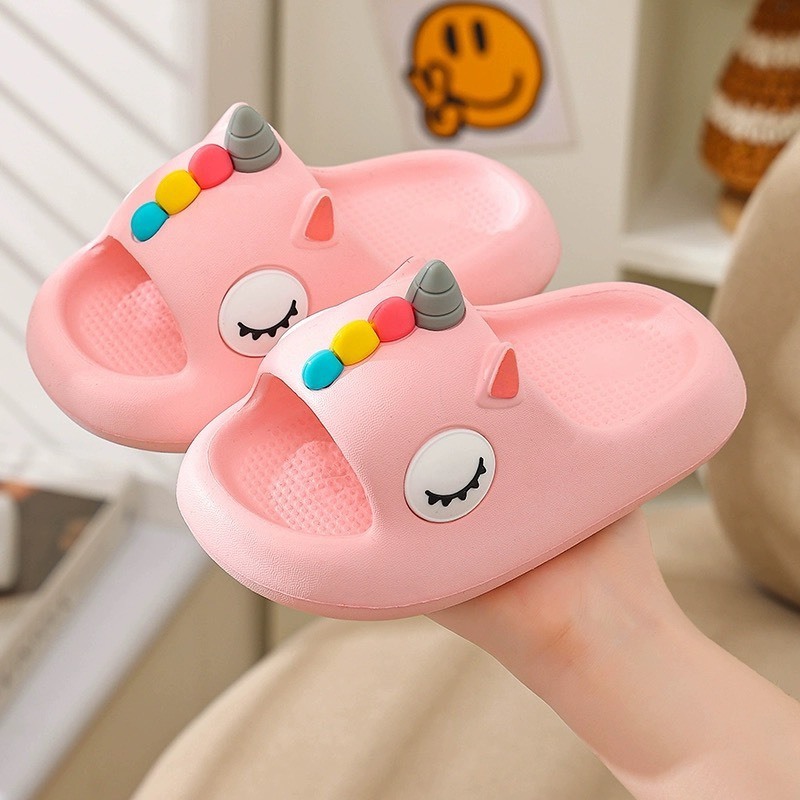 Dép bánh mì cho bé trai bé gái hình ngựa Pony - Uni siêu dễ thương mềm êm chân bé