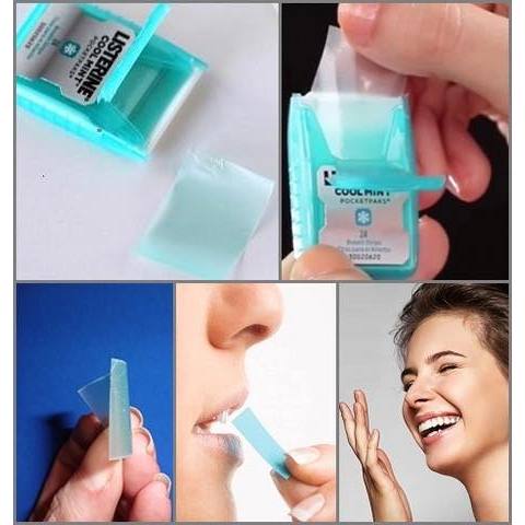 Ngậm/Xịt thơm miệng Listerine có ( Tách lẻ ) hàng Mỹ