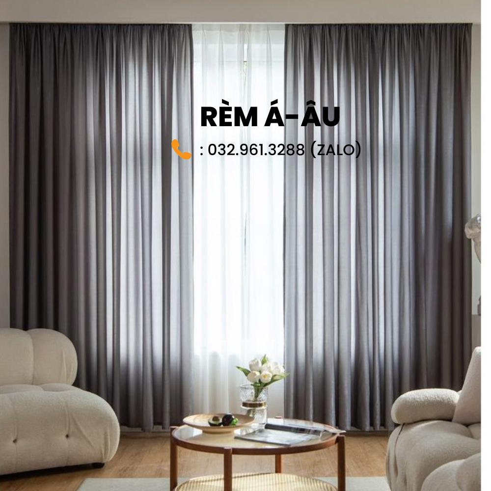 Rèm Voan Lụa ghi - trang Trí Phòng Ngủ,Phòng Khách, Voan spa,Decor ...