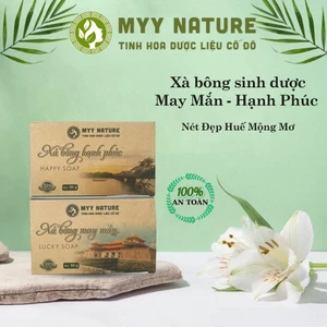 Xà bông sinh dược May Mắn - Hạnh Phúc Myy Nature - thành phần tự nhiên, an toàn không hóa chất