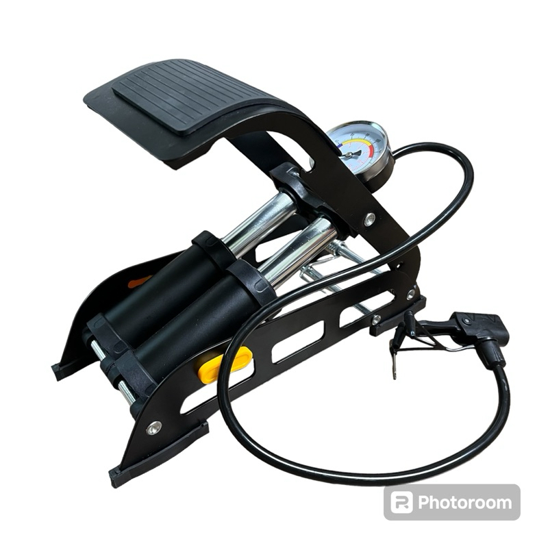 Bơm xe đạp xe máy otto có đồng hồ báo cân bơm giận chân xi lanh nhanh gọn tiện dụng G 991