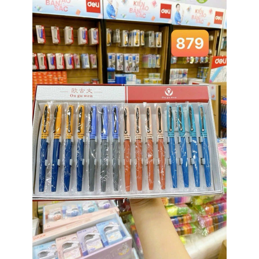 Hộp 15 bút mực - Viết thanh đậm - Bút máy luyện chữ