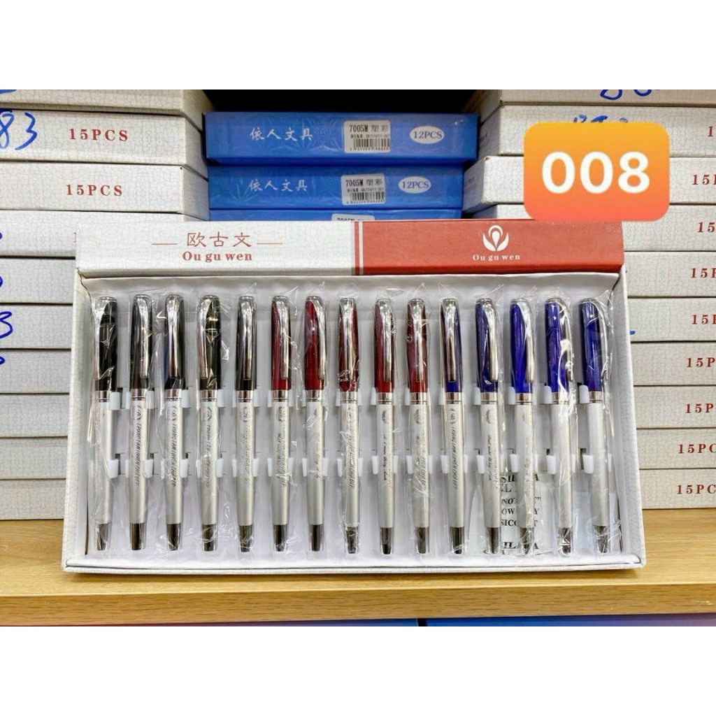 Hộp 15 bút mực - Viết thanh đậm - Bút máy luyện chữ