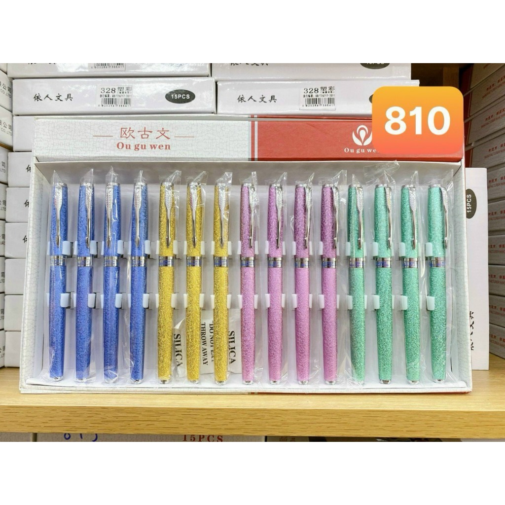 Hộp 15 bút mực - Viết thanh đậm - Bút máy luyện chữ