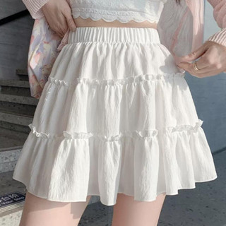 Chân váy xòe tennis xếp ly chất đũi xốp bồng bềnh viền ren nơ có quần bảo hộ bên trong VANISA CV024