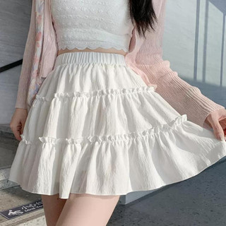 Chân váy xòe tennis xếp ly chất đũi xốp bồng bềnh viền ren nơ có quần bảo hộ bên trong VANISA CV024