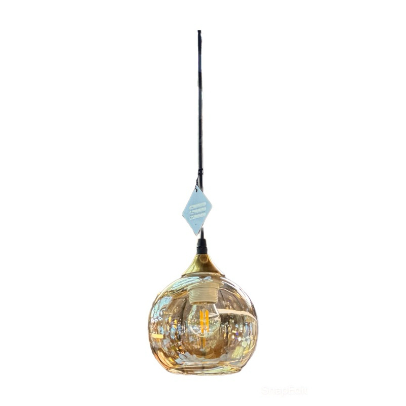 Đèn thả Qled chao thủy tinh hiện đại trang trí nhà cửa cao cấp T23-B089