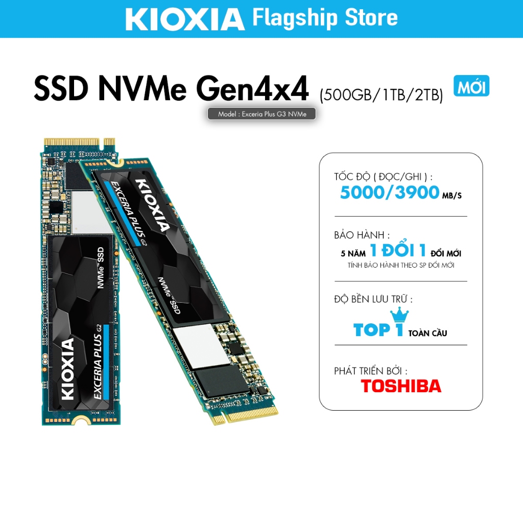 KIOXIA EXCERIA PLUS G3 2TB NVMe SSD Kioxia Exceria Plus G3 review