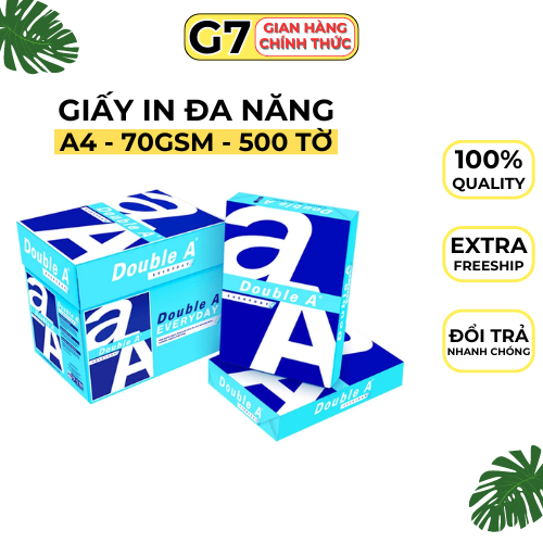 Giấy in A4, giấy photo Double A4 70gsm | Shopee Việt Nam