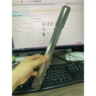 Kẹp gắp thịt nướng 29cm hợp kim inox, kẹp gắp thịt