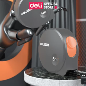 Thước Cuộn Thép Deli Đa Năng 3M/5M Thước Dây Thép Thông Minh Ứng Dụng Đo Đạc Nhà Cửa Công Trình Nhiều Màu Sắc