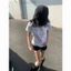 Áo thun baby tee trắng chữ đen just be a perverted chất cotton ABBT016 - Tiktik